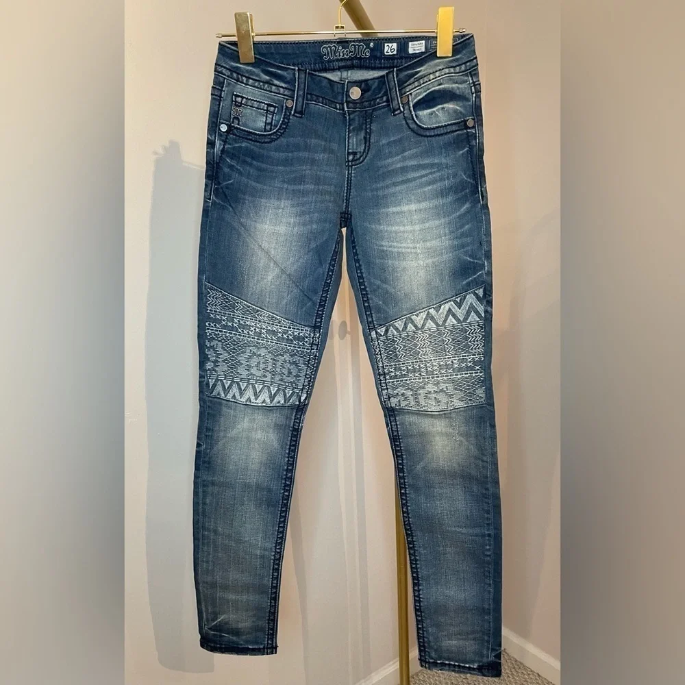 Miss Me Jeans Signature Skinny Jeans women’s size 26 - Picture 5 of 7